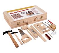 Kids Tool Set - Wood Metal | Multifunctional Woodworking Box For Boys Pretend Play | Educational Kids Tool Set For Children, Girls, Boys Family And School