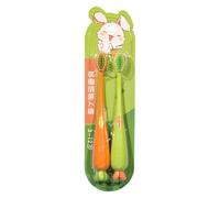 Kids Toothbrush - Carrot Shape Manual Set, Soft Bristle Cleaning Brush, Gentle Gum Protection Design, Easy Grip Handle | For, Kids, Travel, Home, Bathroom, Daily Care