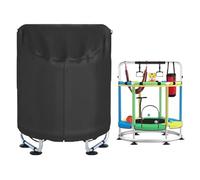 Kids Trampoline Cover Oxford Waterproof Rainproof Tarp - Durable Compact Size | Foldable Trampoline Protective Cover, UV Resistant Outdoor Weather Shield, Dust Snow Sun Protection | For Garden plygro