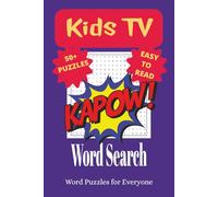 Kids TV Word Search Puzzle Book: Word Searches with Easy to Read Print about Kids TV, Cartoons, and More | 6x9 inches, 110 pages, 50+ Puzzles with Solutions…Gifts for Vacations, Holidays, and Leisure