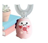 Kids U Shaped Toothbrush - Easy Grip Electric Toothbrush for | Flexible Silicone Mouthpiece with Vibrating Technology, Promotes Healthy Hygiene and Fun Brushing Routine