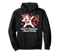 Kids Unicorn Heart Disease Awareness Support Gifts Heart CHD Sweat à Capuche