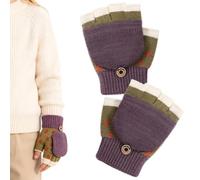 Kids Warm Gloves - half-finger elastic knit mittens with design practical s | Winter accessory, Kids Warm Gloves half-finger elastic knit mittens with design practical stable universal versatile, reliabl