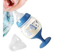 Kids Water Bottle - No Spill Trainer Cup for Breastmilk Drinking | Silicone Body with Soft Spout, Drop Resistant Feeding Container, Leak Control Design for Travel Weaning Bedtime Learning