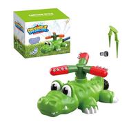 Kids Water Sprinkler, 6.69 inches Cartoon Crocodile Rocket Spray Toy for Fun Outdoor Cooling Feature, Interactive Water Game for Garden Lawn Pool Beach Use, Boys, Girls Ages 3 to 8, Summer Play