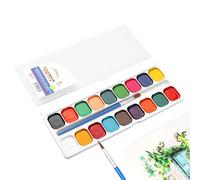 Kids Watercolor Paint Set, Multi-Slot Palette with Included Brush, Durable Pigments, Vibrant Colors with Artistic Style, Bulk Paint Set for Classrooms and Parties Easter and Birthdays