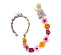 Kids Wigs Girls, Long Princess Hairpiece, Soft Skin Friendly Cosplay Tool, Colorful Realistic Party Toys Natural Birthday, Halloween, Dress Up, 26.38x5.51 Inches
