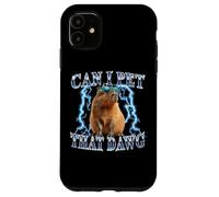 Kids Womens Girls Can I Pet That Dawg Meme Lover Capybara Coque pour iPhone 11