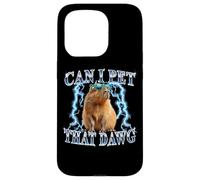 Kids Womens Girls Can I Pet That Dawg Meme Lover Capybara Coque pour iPhone 15 Pro