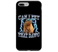 Kids Womens Girls Can I Pet That Dawg Meme Lover Capybara Coque pour iPhone 7 Plus/8 Plus