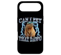 Kids Womens Girls Can I Pet That Dawg Meme Lover Capybara Coque pour iPhone Air