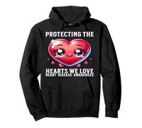 Kids Youth Heart Disease Awareness Support Gifts Heart CHD Sweat à Capuche