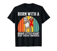 Kids Youth Heart Disease Awareness Support Gifts Heart CHD T-Shirt