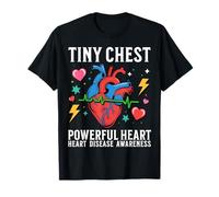 Kids Youth Heart Disease Awareness Support Gifts Heart CHD T-Shirt