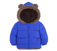 Kids4ever Manteau d'hiver en polaire pour bébé et tout-petit, veste à capuche avec oreilles d'ours mignonnes et poches, pour garçons et filles de 6 mois à 5 ans