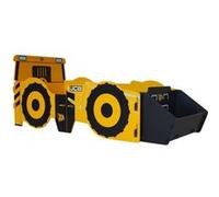 KIDSAW Lit junior à clipser modèle tracteur JCB - couchage 90x190 Multicolors G