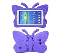KidsFunCase Coque pour Galaxy Tab 3 Lite 7" Motif papillon en mousse EVA Violet