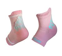 KidSole RX Chaussettes de sport en gel pour enfants avec sensibilité au talon causée par les maladies du Severs et les douleurs générales au pied et au talon, rose, 2-7