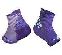 KidSole RX Chaussettes de sport en gel pour enfants avec sensibilité au talon due à la maladie de Severs et à la fasciite plantaire (enfants de 2 à 7 ans, violet)