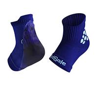 KidSole RX Lot de 2 paires de chaussettes de sport en gel pour enfants avec sensibilité au talon due à la maladie du coupeur et à la fasciite plantaire, bleu, Toddler 11-2