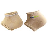 KidSole Sangle de talon en gel pour enfants avec sensibilité au talon due à la maladie de Severs et à la fasciite plantaire (Noir) (enfants taille 1-6, nude)