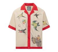 KidSuper Studios, Homme, Chemises, Multicolore, Taille: M Balloon Bird Button Up