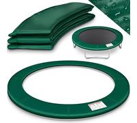 KIDUKU® 244 305 366 427 cm Coussin de Protection pour Trampoline Couverture Rembourrage | résistant aux intempéries | aux UV et au Gel (Vert, 244cm)