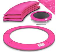 KIDUKU® 244 305 366 427 cm Coussin de Protection pour Trampoline Couverture Rembourrage | résistant aux intempéries | aux UV et au Gel (Rose, 366cm)