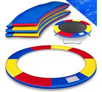 KIDUKU® 244 305 366 427 cm Coussin de Protection pour Trampoline Couverture Rembourrage | résistant aux intempéries | aux UV et au Gel (Multicolore, 366cm)