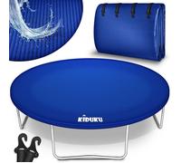 KIDUKU® Bâche pour Trampoline Bleu 244cm | Housse imperméable et résistante aux UV | Couverture de Protection Contre Les intempéries