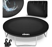 KIDUKU® Bâche pour Trampoline Noir 427cm | Housse imperméable et résistante aux UV | Couverture de Protection Contre Les intempéries