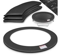 KIDUKU® Coussin de Protection pour trampoline | Bordure de couvre-ressort pour trampoline | Ø427 cm | Anthracite