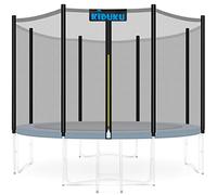KIDUKU Filet de Remplacement pour Trampolines Filet de sécurité pour Trampolines Ø 244 305 366 427 cm (305 cm - 8 Barres)