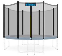 KIDUKU® Filet de Sécurité pour Trampoline Ø 427 (12 Poteaux) - Filet de Remplacement Universel, UV-Résistant