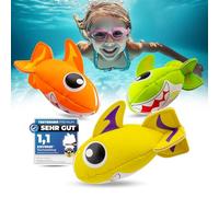 KIDVERSE Animaux de plongée pour enfants - Jouet aquatique testé - Jouet de plongée en néoprène pour enfants - Jouet de piscine coloré pour apprendre à plonger - Jouet de piscine (fusées)