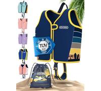 KIDVERSE Gilet Natation Enfant 2 Ans à 3 Ans - qualité certifiée - Aide à la flottaison pour Fille & garçon - Apprentissage Piscine - Gilet Enfant picine