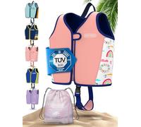 KIDVERSE Gilet Natation Enfant 3 Ans à 6 Ans - qualité certifiée - Aide à la flottaison pour Fille & garçon - Apprentissage Piscine - Gilet Enfant picine