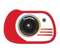 Kidywolf Appareil photo compact Kidycam numérique et vidéo étanche Rouge