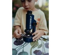 Kidywolf Microscope KIDYMICROSCOPE portable – 3 niveaux de grossissement – éclairage adaptable