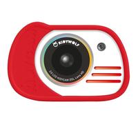 Kidywolf Appareil photo compact Kidycam numérique et vidéo étanche Rouge