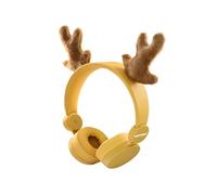 KIDYWOLF Casque Audio Enfant permettant de Partager sa Musique avec Un Volume limité de 85dB (Cerf)