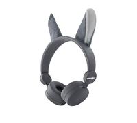 KIDYWOLF Casque Audio Enfant permettant de Partager sa Musique avec Un Volume limité de 85dB (Loup)