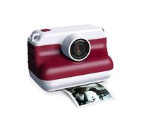 KIDYWOLF - K-Print Rouge - Appareil Photo Instantané Enfant dès 8 Ans - Impression Thermique sans Encre - Kit Photo avec Stickers