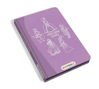 KIDYWOLF - KIDYDRAW Mini - Princesses - Tablette à Dessiner Enfant LCD 8,2" - Ardoise Magique avec 30 Calques - Jeu Éducatif & Créatif Nomade dès 4 Ans