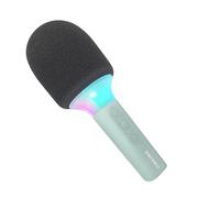 KIDYWOLF Kidymic Vert - Micro Karaoké Enfant Bluetooth avec Effets Sonores et Lumineux - Microphone Ludique pour Chanter, S’Amuser et Créer en Famille