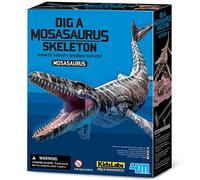 KidzLabs | Creusez Un Squelette de Mosasaurus | Resurrect a Skeleton of a Dinosaur | Creusez et découvrez Les os du Squelette | pour Les Enfants à partir de 8 Ans