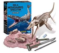 KidzLabs | Creusez Un Squelette de Mosasaurus | Resurrect a Skeleton of a Dinosaur | Creusez et découvrez Les os du Squelette | pour Les Enfants à partir de 8 Ans