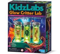 KidzLabs Glow Critter Lab, Creepy Crawlies prennent Vie, Tubes à essai éclairés, Projet Scientifique et veilleuse pour Enfants de 5 Ans et Plus, Vert