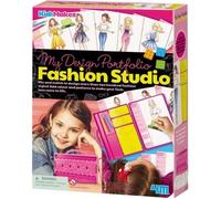 4M 404720 My Design Portfolio Fashion Studio Playset, Multi-Colour, 205 x 55 x 280 millimeters