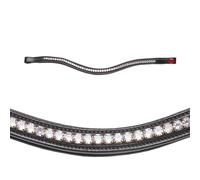 Kieffer Courroie Frontale pour Mors - Crystal Classique - Demi-Sang Bandeau